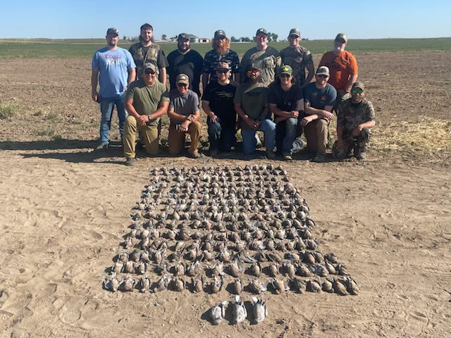 Nebraska pile snow goose hunting